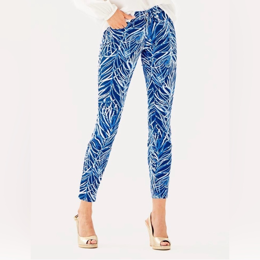 Lilly Pulitzer Women’s South Ocean Skinny Crop Pant Size 4